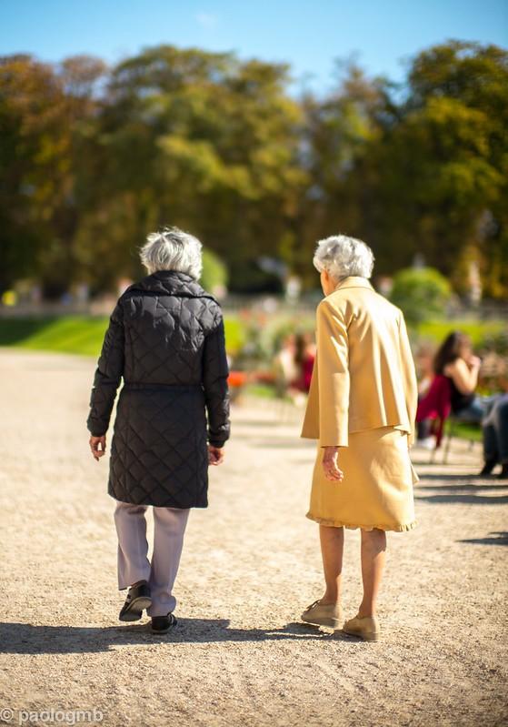 Older women walking
