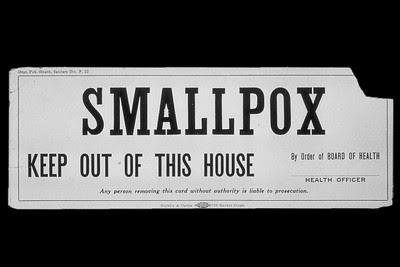 Smallpox sign