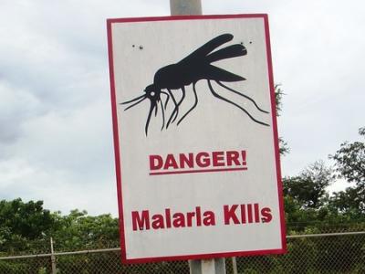 Malaria kills sign