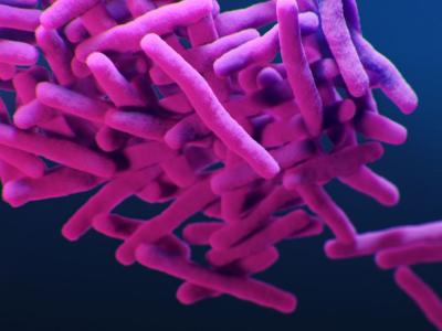 Drug-resistant tuberculosis illustration