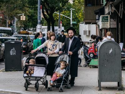 Family of Hassidic Jews