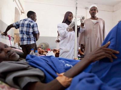 Hospital in North Darfur, Africa