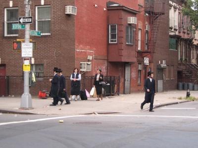 Orthodox Jewish NYC neighborhood
