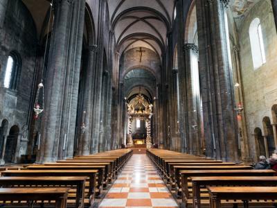 Empty Italian cathedral