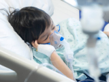 Boy in hospital