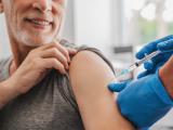 man vaccinated